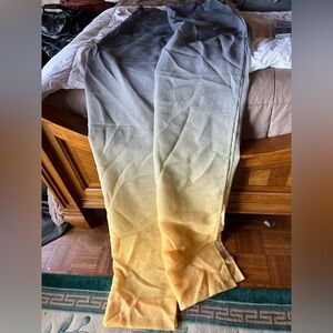 Curtains Ombré From Blue To Yellow 48x84